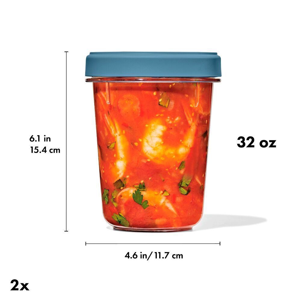 Twist & Stack Container (32 oz) – 2-Pack Z0