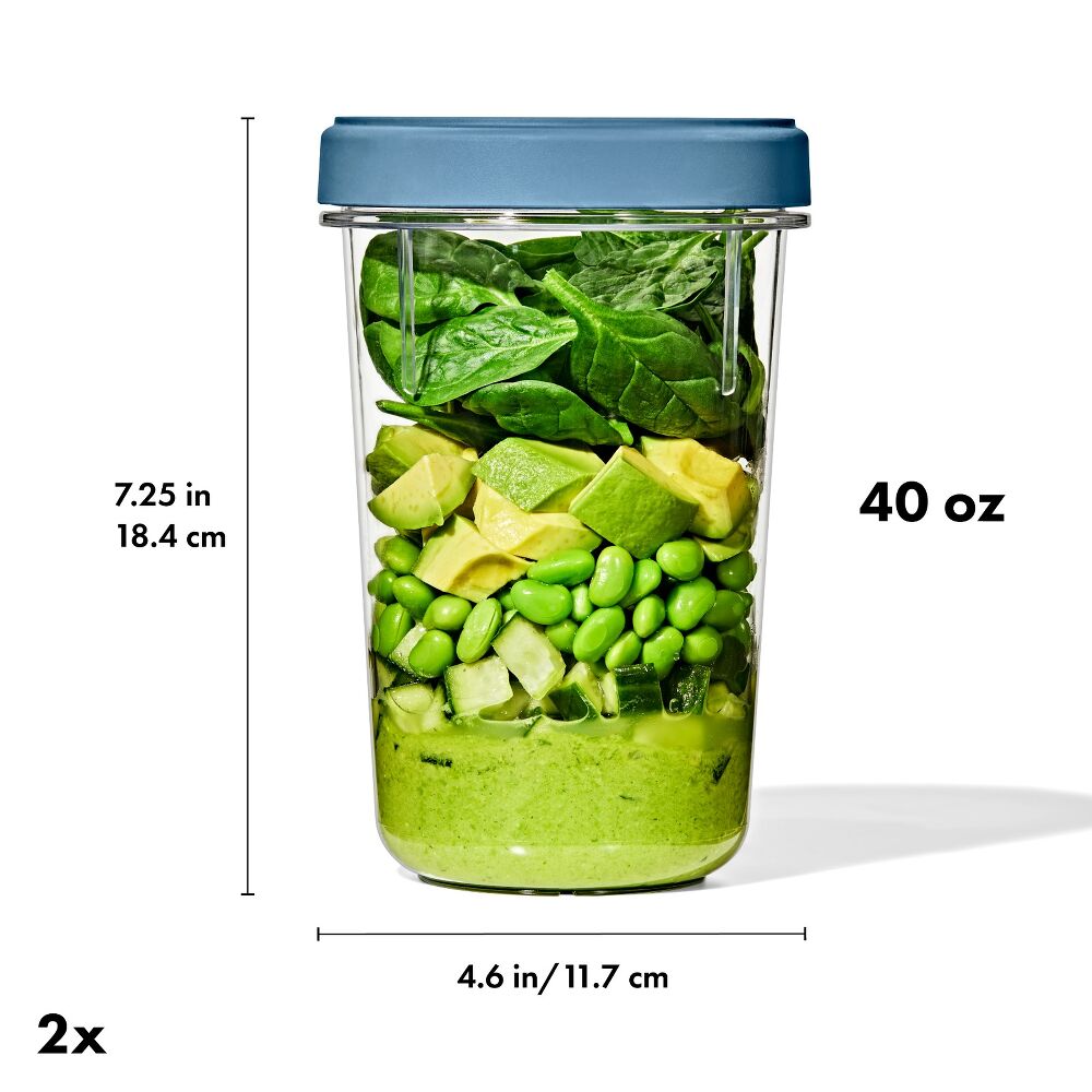 Twist & Stack Container (40 oz) - 2-Pack C0