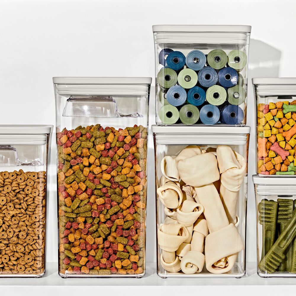 OXO Pet POP Container — Small Square Short — 1.1 Qt/1 L Q1