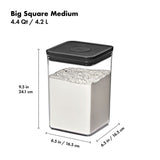POP Container - Big Square Medium (4.4 Qt/4.2 L) E4