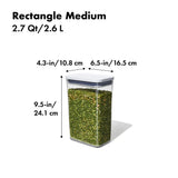 POP Container - Rectangle Medium (2.7 Qt/2.6 L) T1