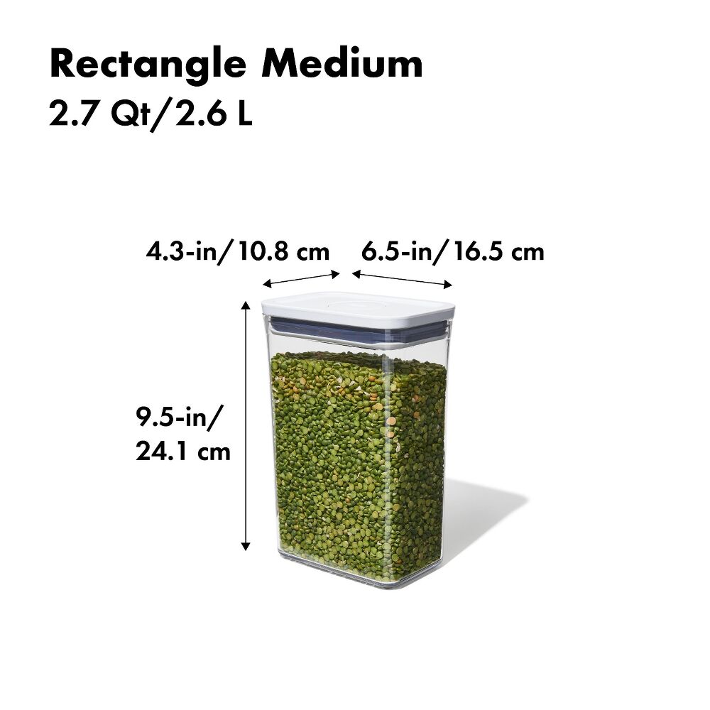 POP Container - Rectangle Medium (2.7 Qt/2.6 L) T1