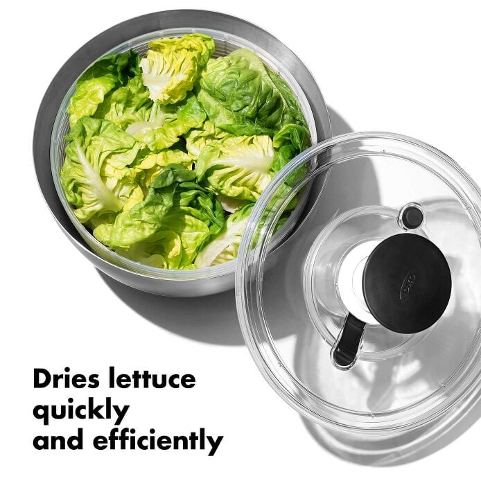 Steel Salad Spinner Z6