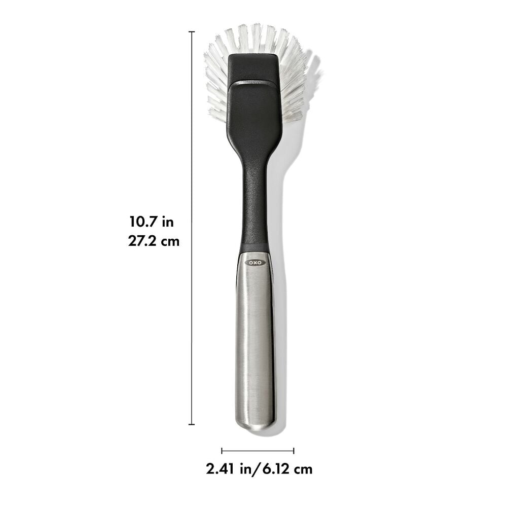 Steel Dish Brush with Replaceable Head R0