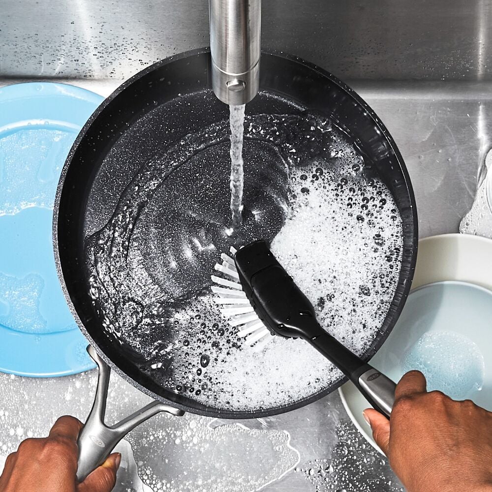 Steel Dish Brush with Replaceable Head R0