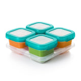 6 oz Baby Blocks™ Plastic Freezer Storage Containers - Tot Teal I7