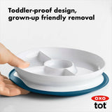 Stick & Stay Suction Divided Plate O7