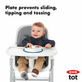 Stick & Stay Suction Divided Plate O7