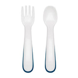 On-the-Go Plastic Fork and Spoon Set with Travel Case A3