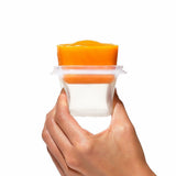 4 oz Baby Blocks™ Silicone Freezer Storage Containers - Tot Teal Q5