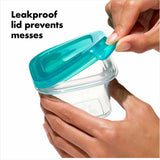 4 oz Baby Blocks™ Silicone Freezer Storage Containers - Tot Teal Q5