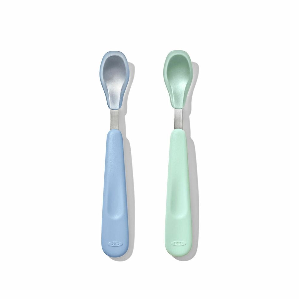 Feeding Spoon Set with Soft Silicone C4