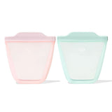 Tot Silicone Reusable Bag - 2-Piece Stand-Up Cup Set A5