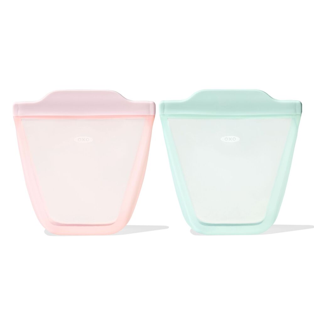Tot Silicone Reusable Bag - 2-Piece Stand-Up Cup Set A5