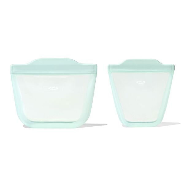 Tot Silicone Reusable Bag - 2-Piece Stand-Up Cup Set A5