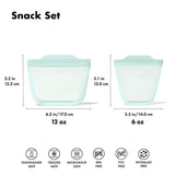 Tot Silicone Reusable Bag - 2-Piece Stand-Up Cup Set A5