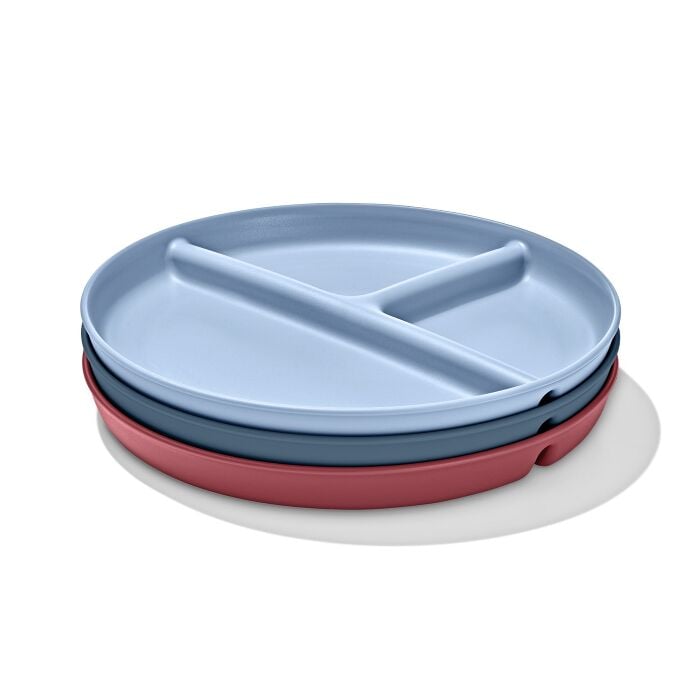 Stackable Divided Plates Set - 3 Pack F8
