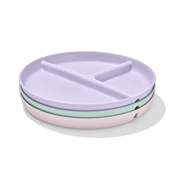 Stackable Divided Plates Set - 3 Pack F8