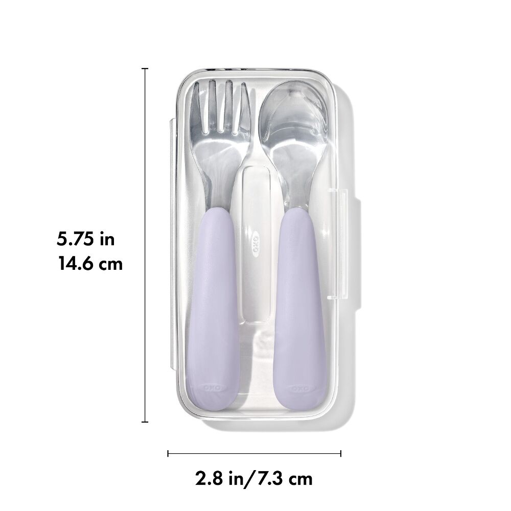 On-The-Go Fork And Spoon Set X0