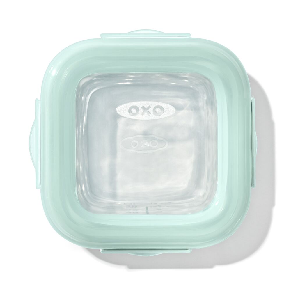 Glass Baby Blocks Food Storage Containers (4 oz) - Opal C2
